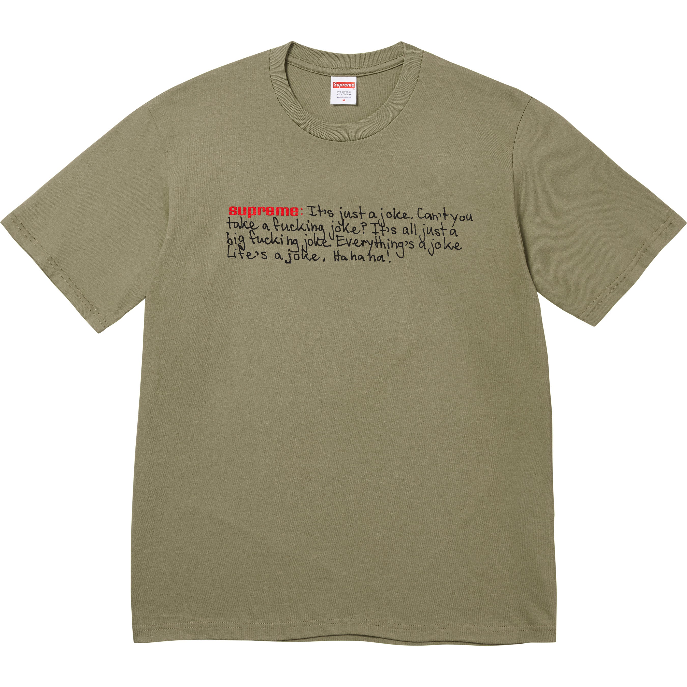 Joke Tee - Shop - Supreme