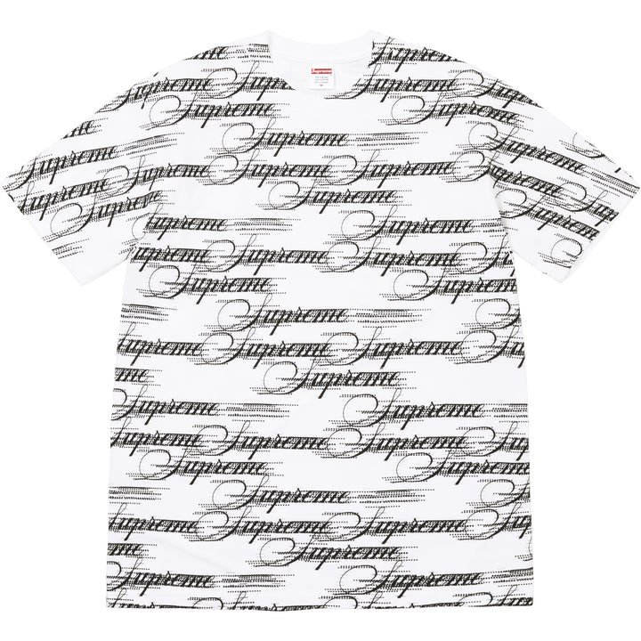 Supreme Script White 7 3/4・ Black 7 3/4 Script Tee - Shop - Supreme