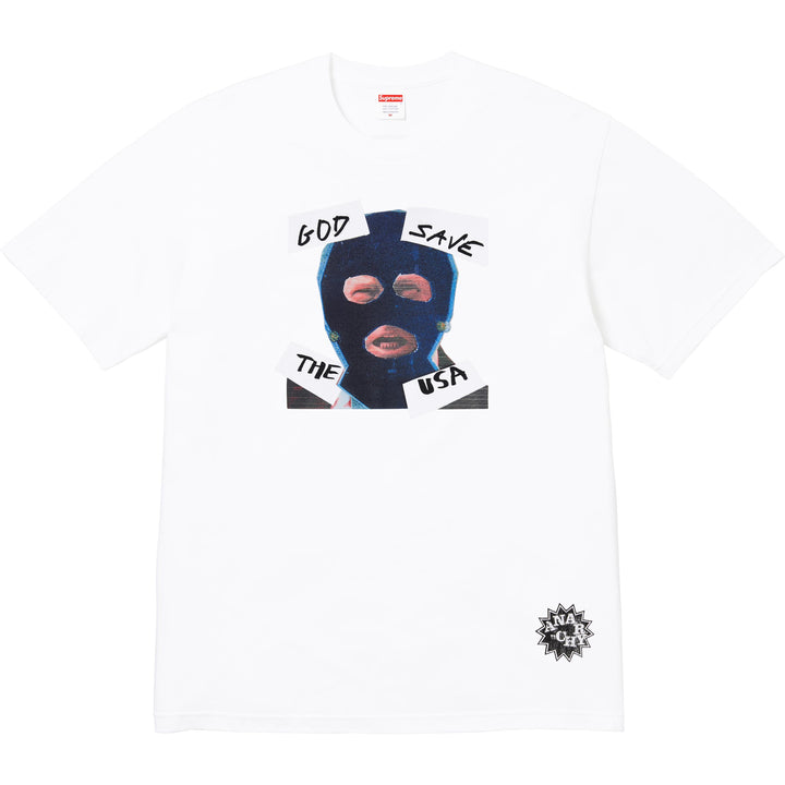 Supreme God Save Us Tee w eek7新品 blue God Save Us Tee - Shop - Supreme