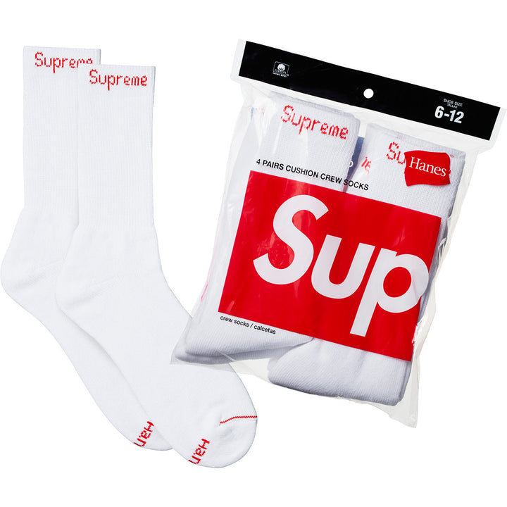 Supreme®/Hanes® Crew Socks (4 Pack) - Main Image
